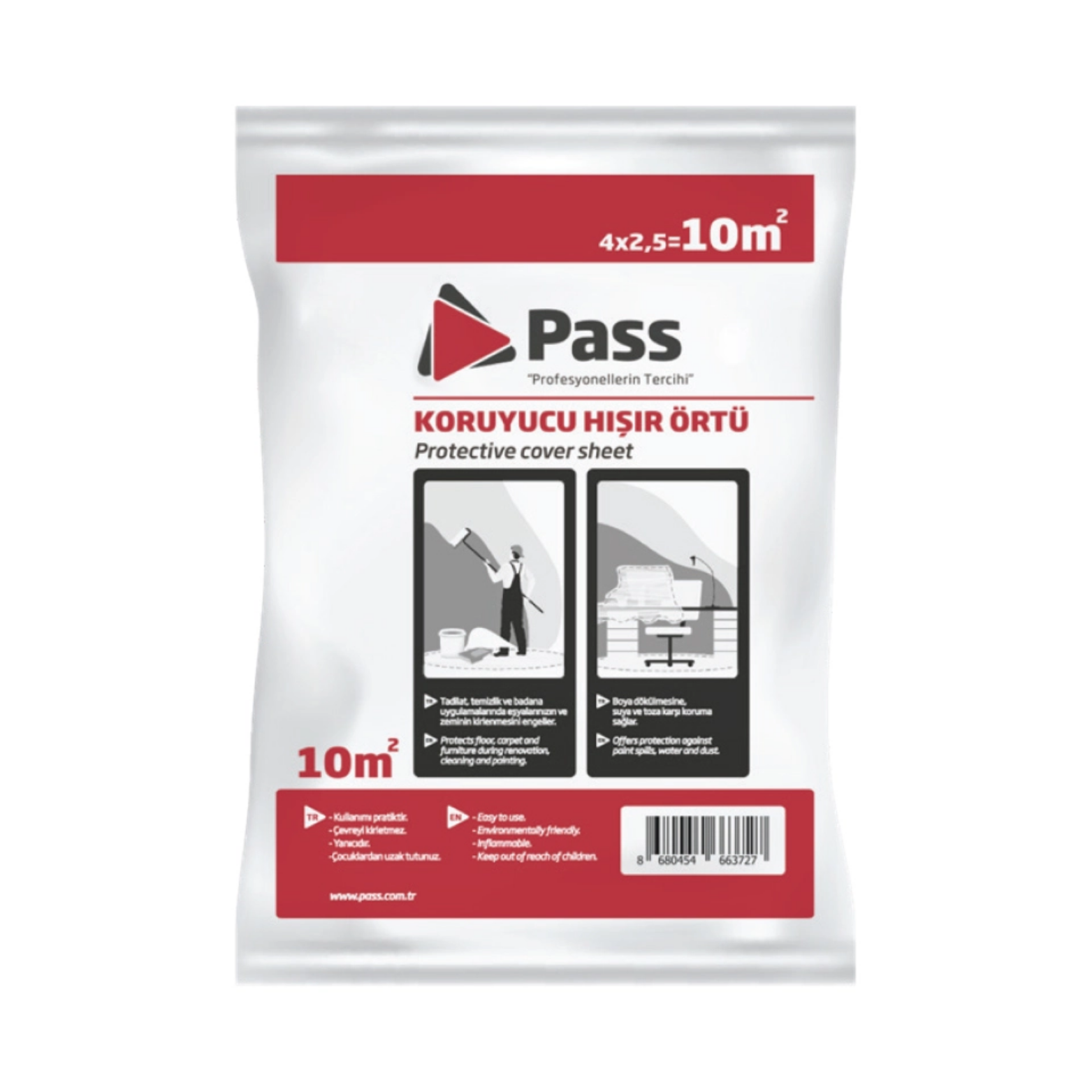 PASS HIŞIR ÖRTÜ 50M2